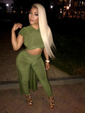 Olive Green 2 Piece Set