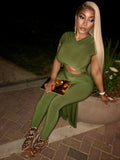 Olive Green 2 Piece Set