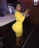 Mustard shingled 2 piece mini dress set BOTTOMS ONLY NO TOP