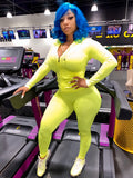 Ms neon 2 piece workout set