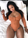 Tan/Nude Snap Crotch Onesie "HIGH QUALITY"